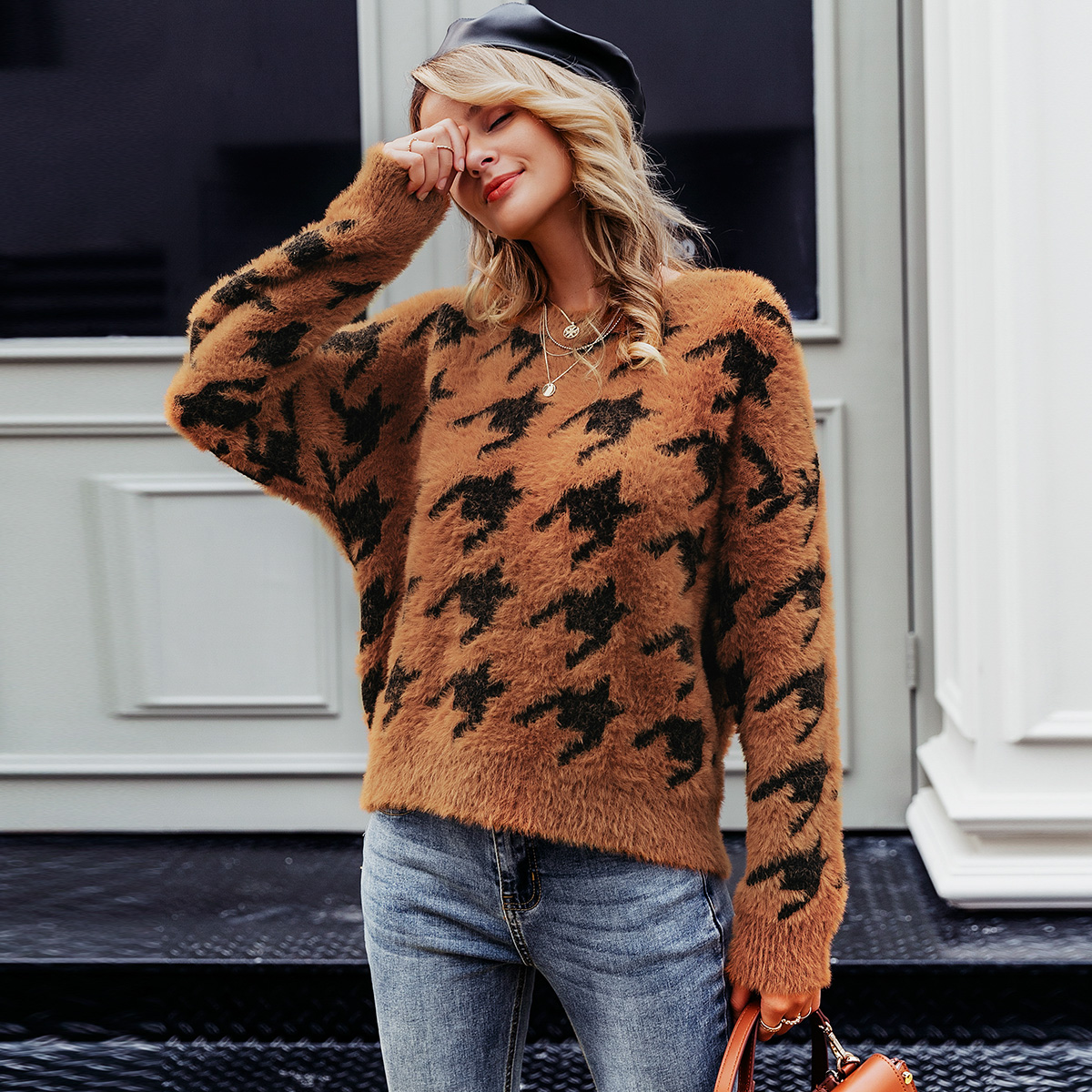 2019 new sexy pattern sweater fashion women39s wholesalepicture1