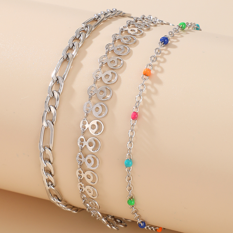 fashion women bohemian colorful bead bracelet setpicture1