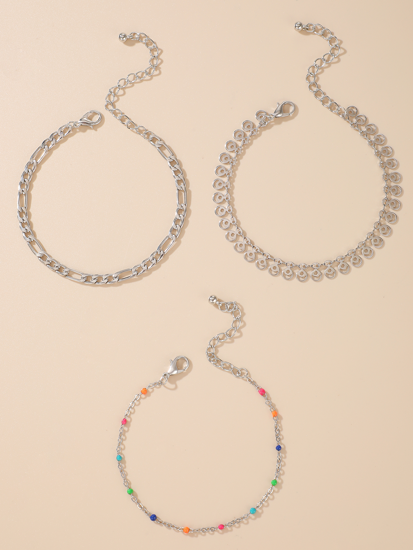 fashion women bohemian colorful bead bracelet setpicture5