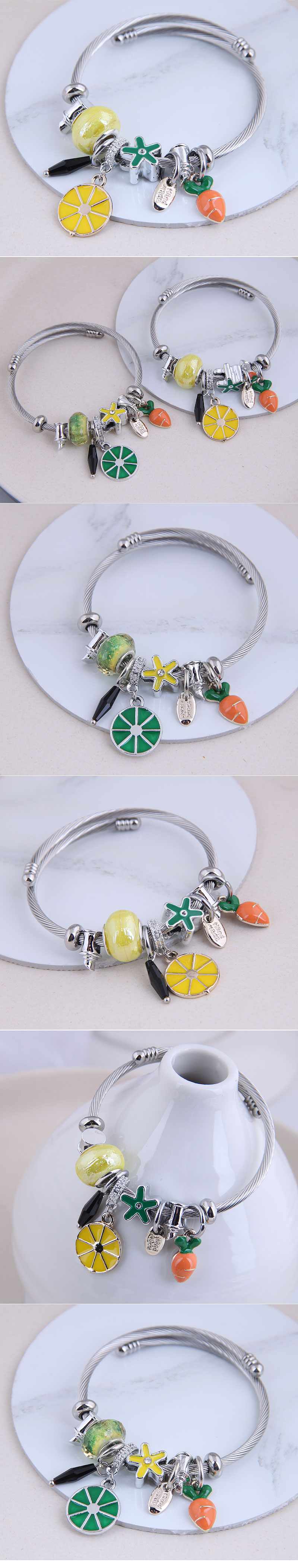 fashion metal wild simple wild fruit bracelet