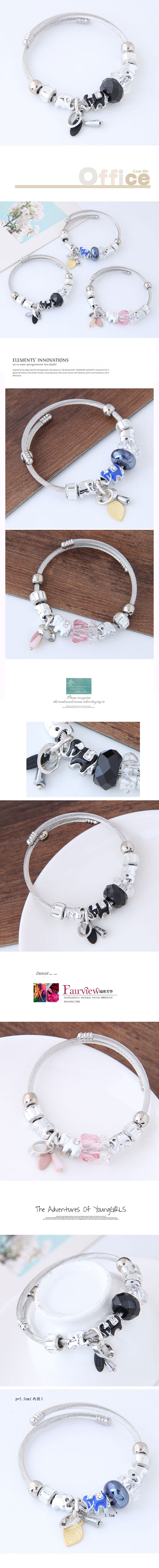 Fashion bracelets metal wild simple multi-element accessories personalized bracelet