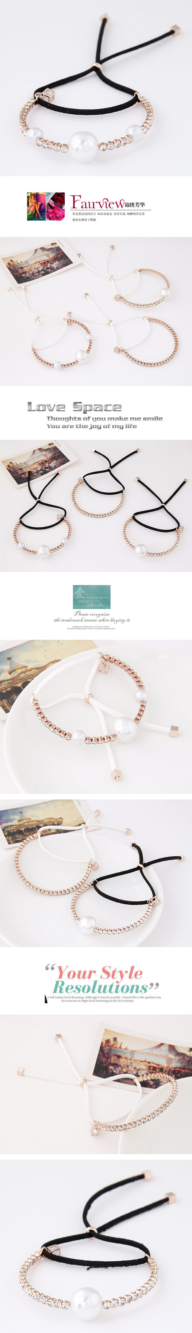 Korean fashion sweet flash diamond OL petty bourgeois bow bracelet yiwu nihaojewelry wholesalepicture1