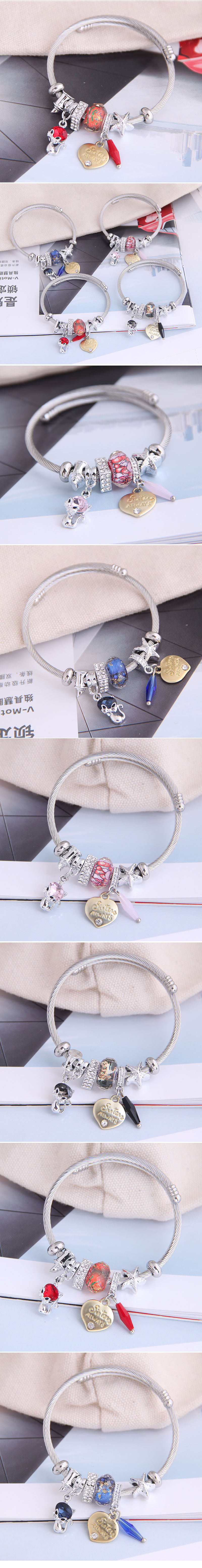 fashion metal wild pan DL simple and cute cat love pendant multi-element accessories personalized br