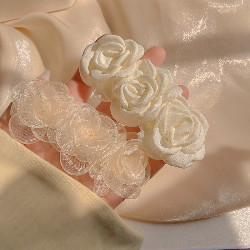 Camellia hair clip Korean personality flower hair accessoriespicture1