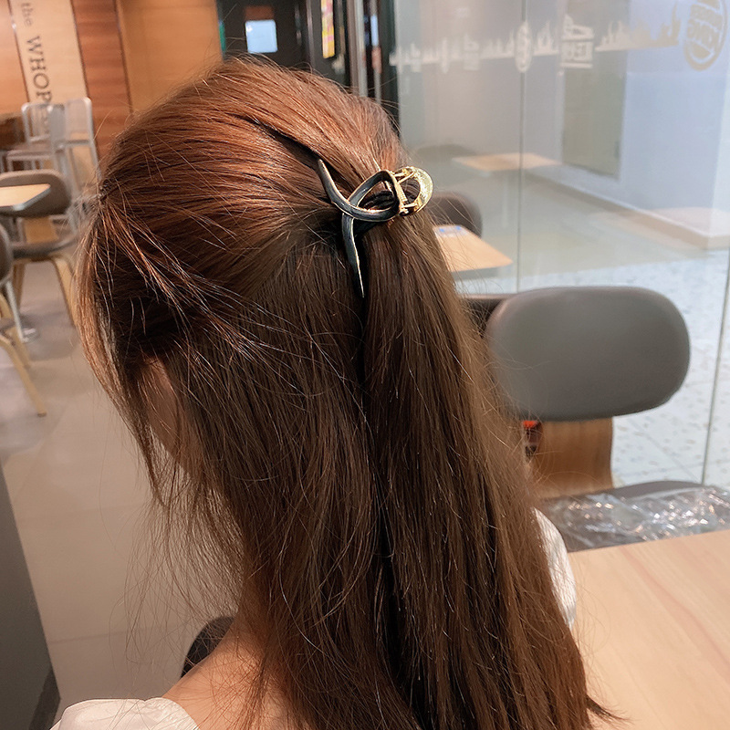 Tropfendes l Kopfschmuck Fang Clip Koreanische Mode Haarnadel Kreuz Persnlichkeit Hai Clippicture10