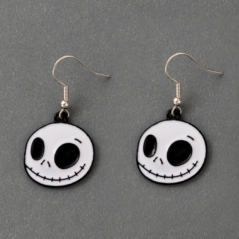 Boucles doreilles transfrontalires Halloween Ghost Face 2021 europennes et amricainespicture3