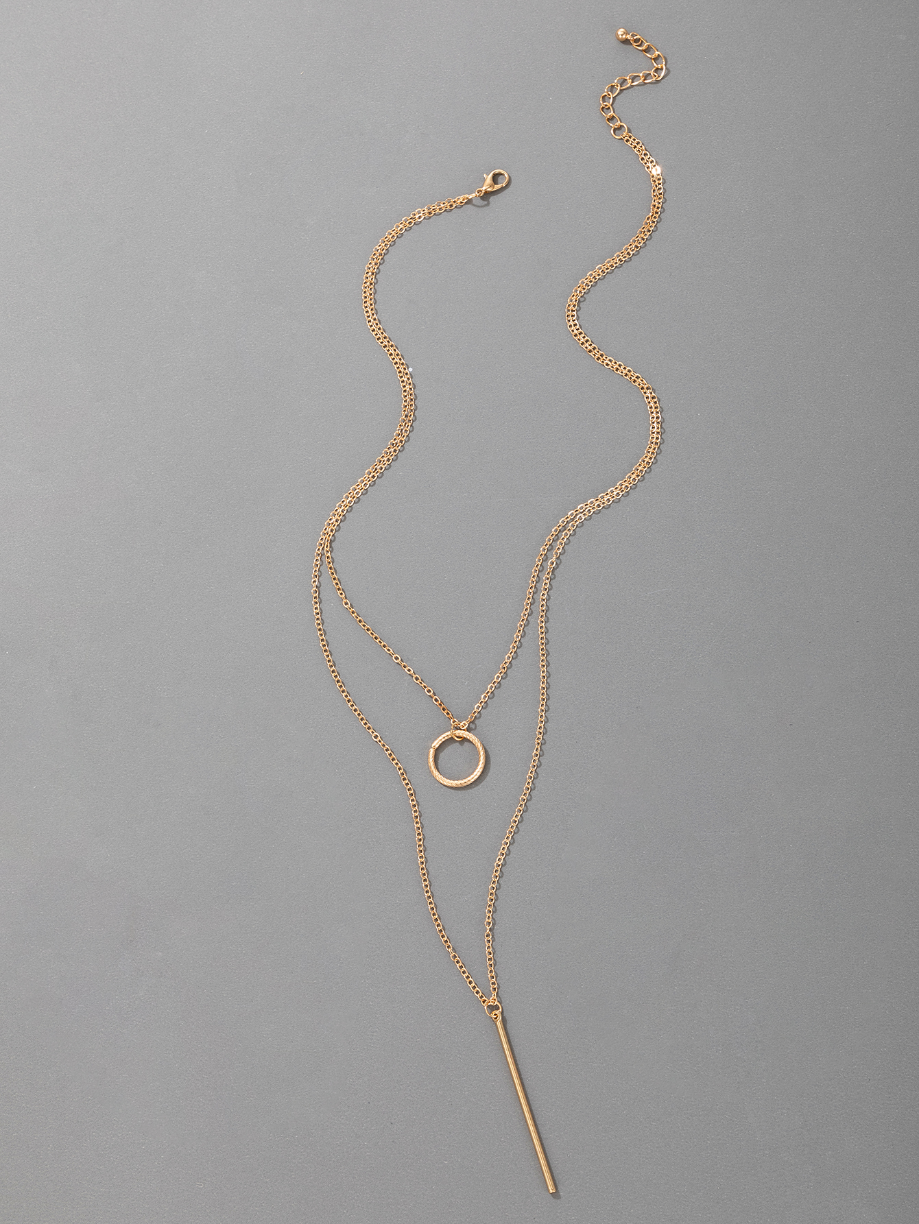 new necklace fashion metal pendant geometric multilayer necklacepicture2