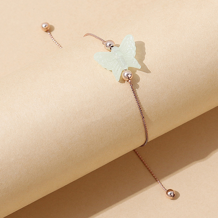 Korean creative resin luminous butterfly bracelet wholesalepicture1