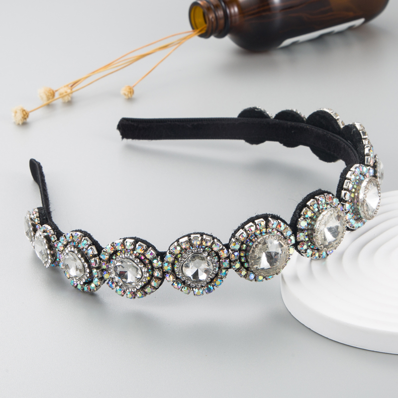 retro colorful ornate gemstone decoration headband wholesalepicture5