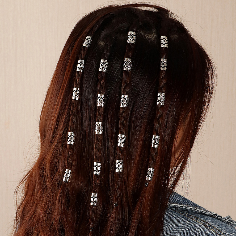 Tresse sale extension de cheveux boucle perruque tube extension de tresse torsade tress cheveux anneau de fer tube de fleur creusepicture5