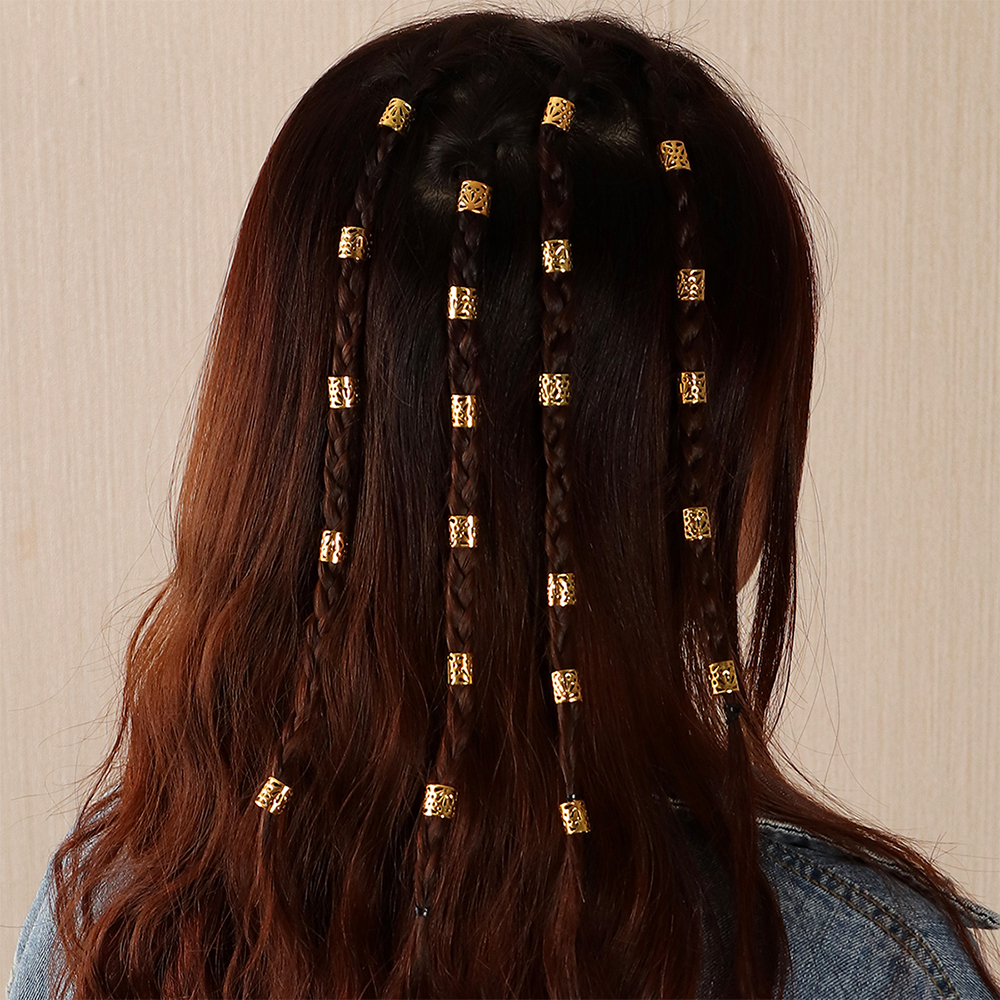 Tresse sale extension de cheveux boucle perruque tube extension de tresse torsade tress cheveux anneau de fer tube de fleur creusepicture1