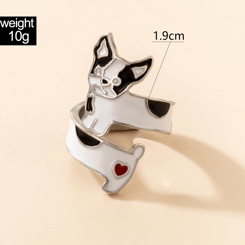 fashion fun ring cute animal frog pug dragon ring