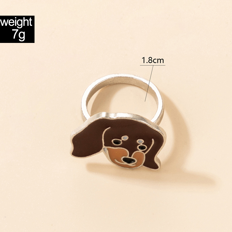 fashion fun ring cute animal frog pug dragon ring