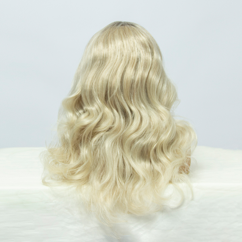 2021 dames sexy perruques moelleux gros cheveux longs onduls boucls coiffures en fibres chimiques  la mode dores NHDSX468820picture4