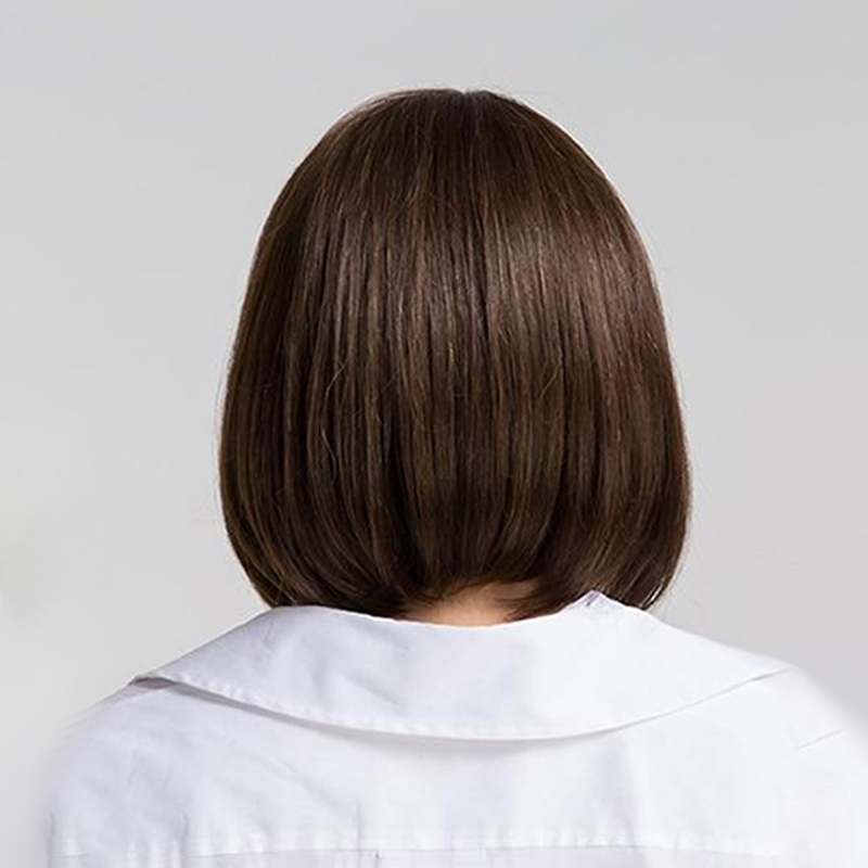 2021 perruque brun fonc mipoint cheveux raides courts perruques tte de vague perruque coiffurespicture2