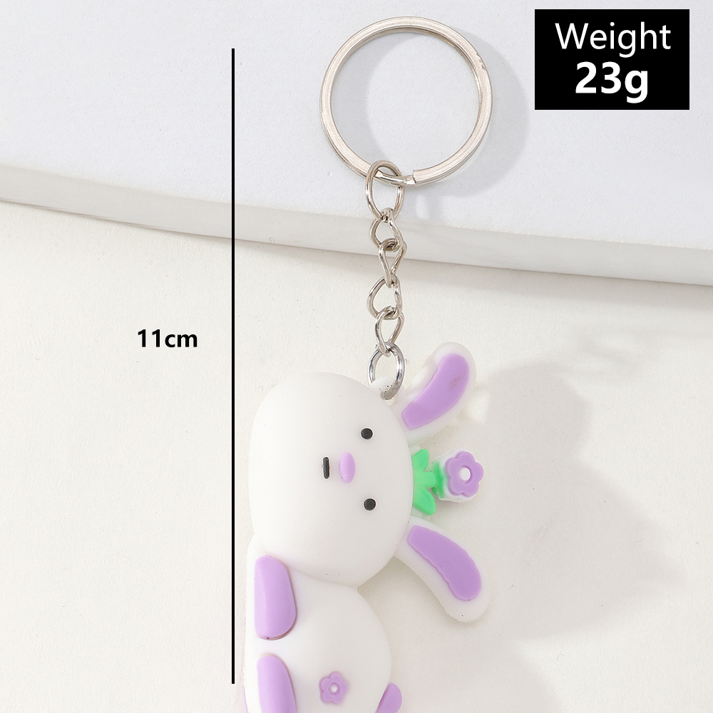 Keychain soft plastic threedimensional doll cartoon threedimensional cartoon pendantpicture8
