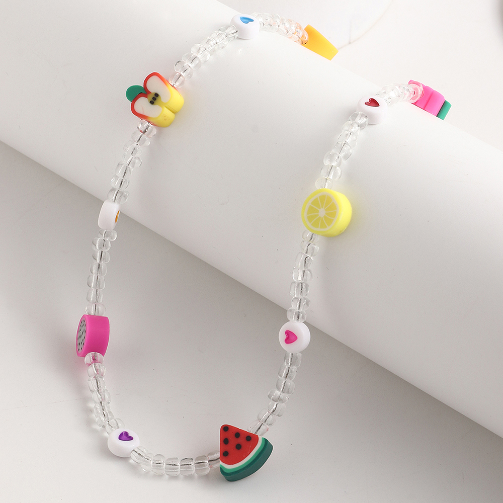 Fashion fruit miyuki beads childrenu0027s necklace wholesale