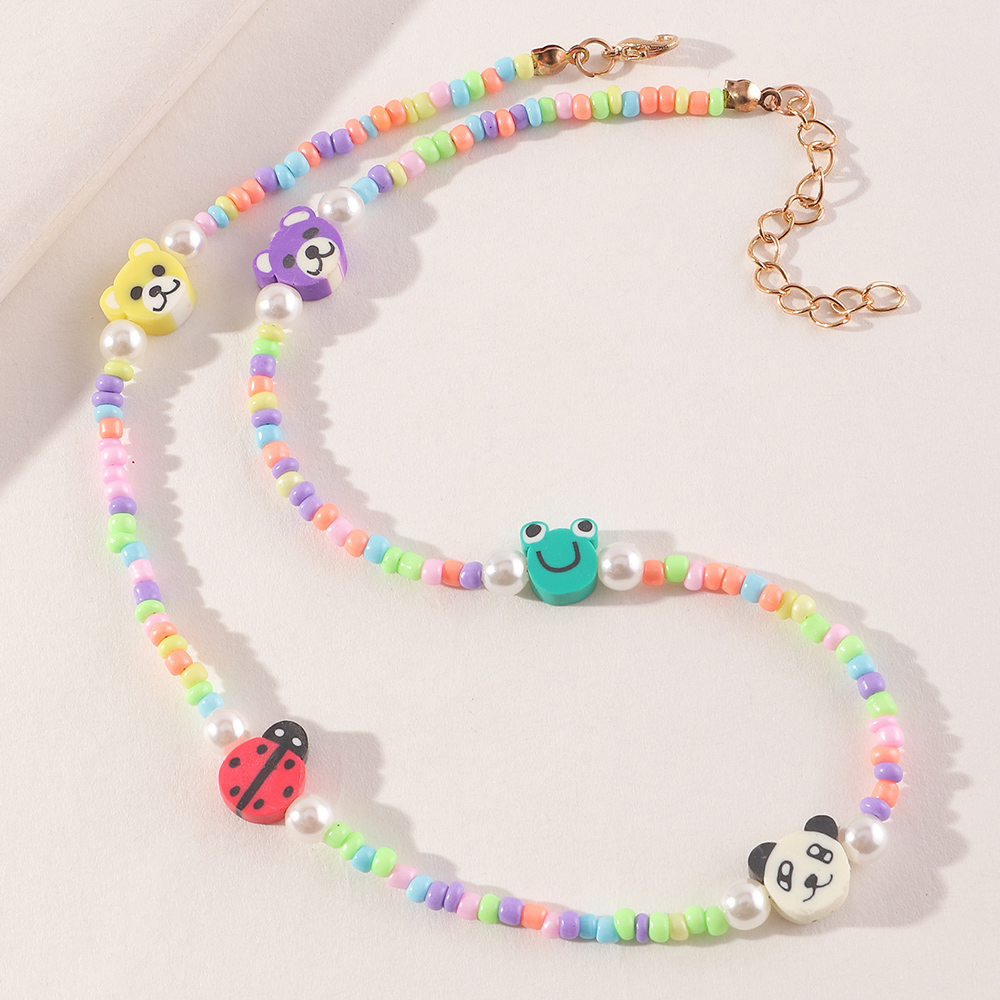 Fashion fruit miyuki beads childrenu0027s necklace wholesale