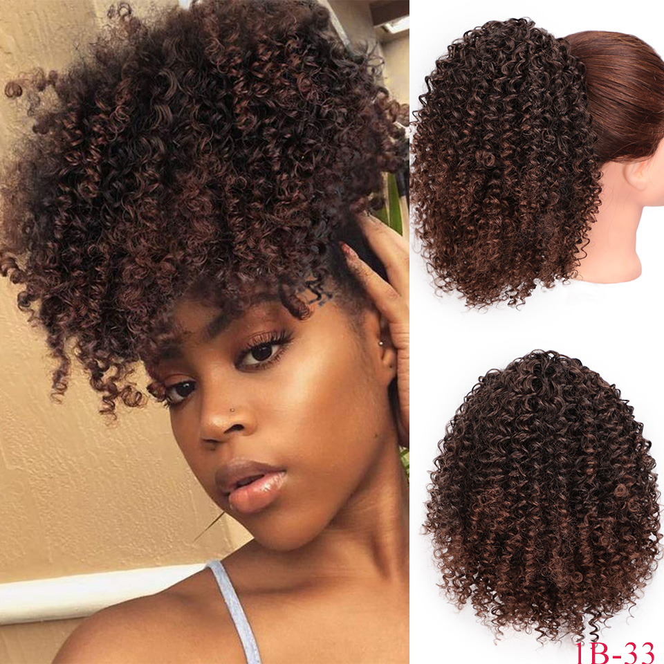 Europische und amerikanische Percke Damen kleine lockige Haare Afro Percken Grohandelpicture7