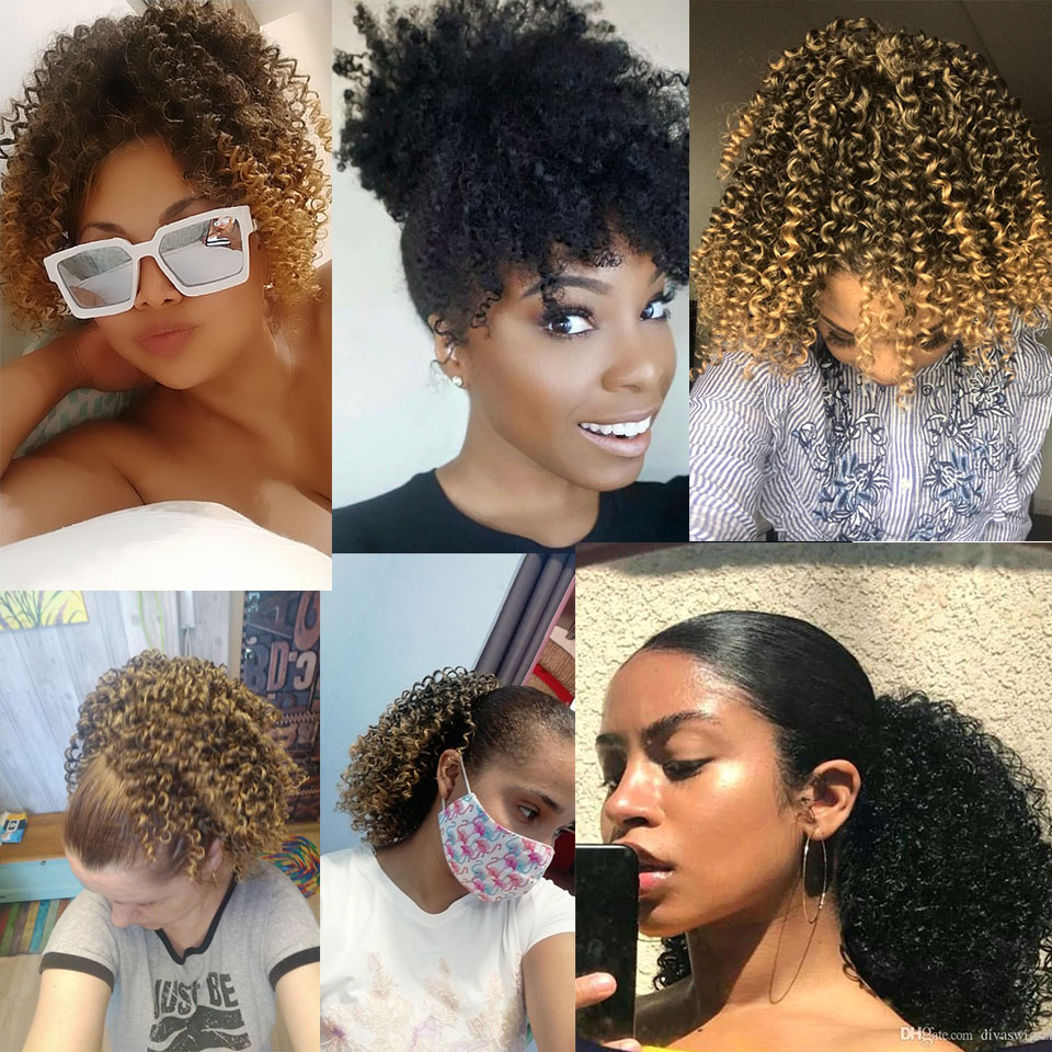 Europische und amerikanische Percke Damen kleine lockige Haare Afro Percken Grohandelpicture2