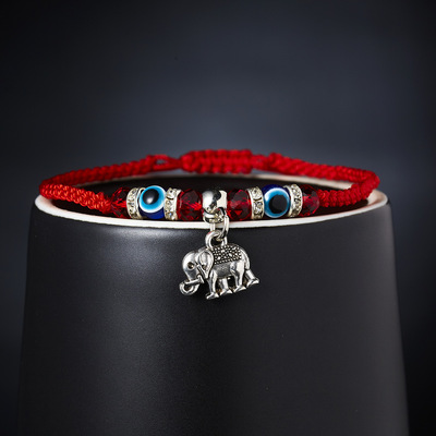 New Blue Eye Bracelet Evil Eye Red Rope Braided Adjustable Bracelet Wholesalepicture7