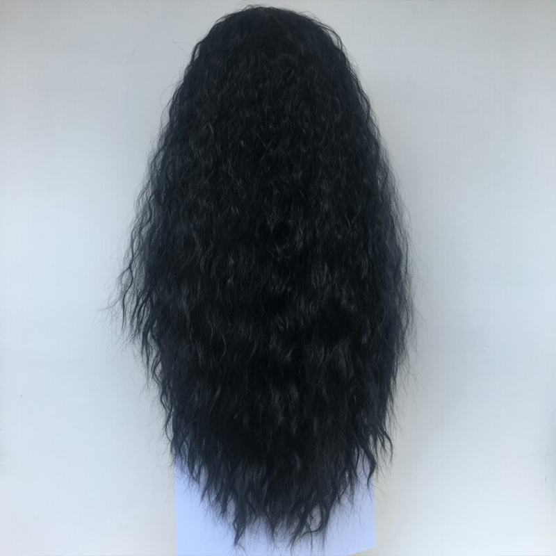 Perruques pour femmes coiffures en fibres chimiques volume duveteux perruques longues coiffures en soie perruquepicture3