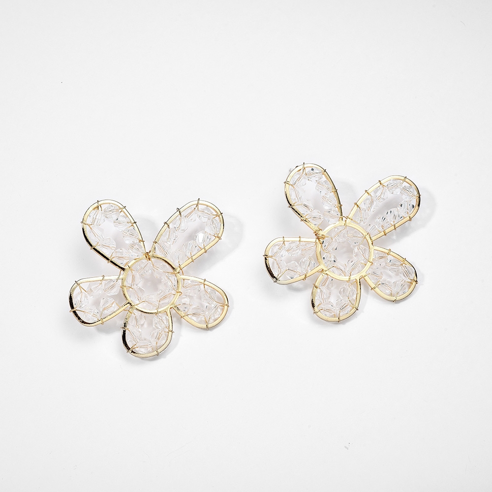fashion flower alloy earrings wholesale jewelrypicture2