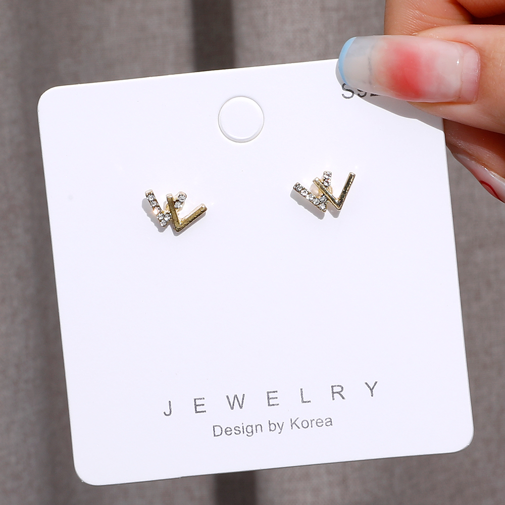 Luxury fashion letter V earrings wholesalepicture4