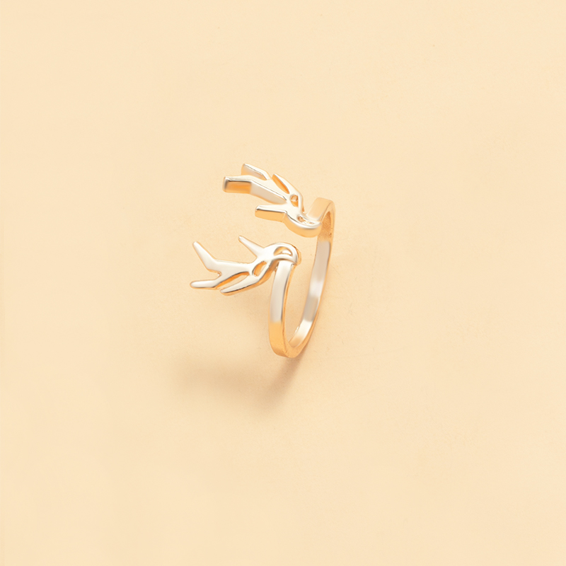 simple branch open adjustable ring