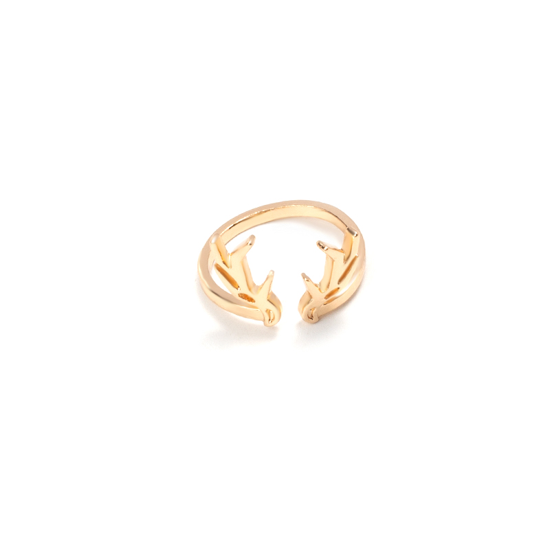 simple branch open adjustable ring