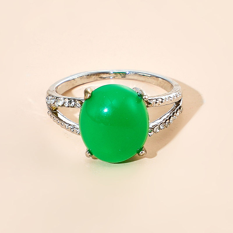 new personality simple resin ring acrylic single rings