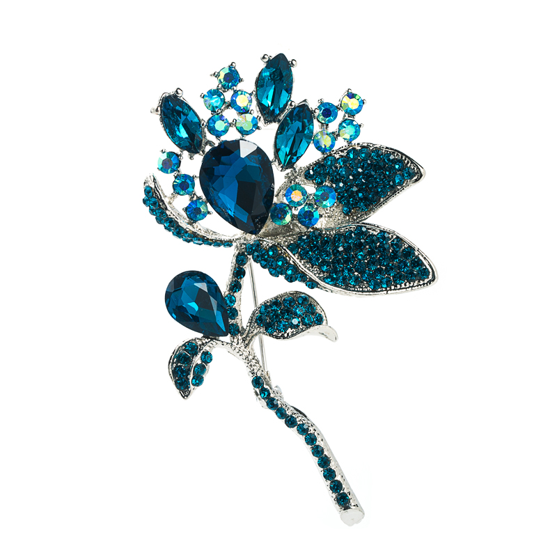 nouveau cristal fleur verre diamant corsage broche robe de soire accessoirespicture7