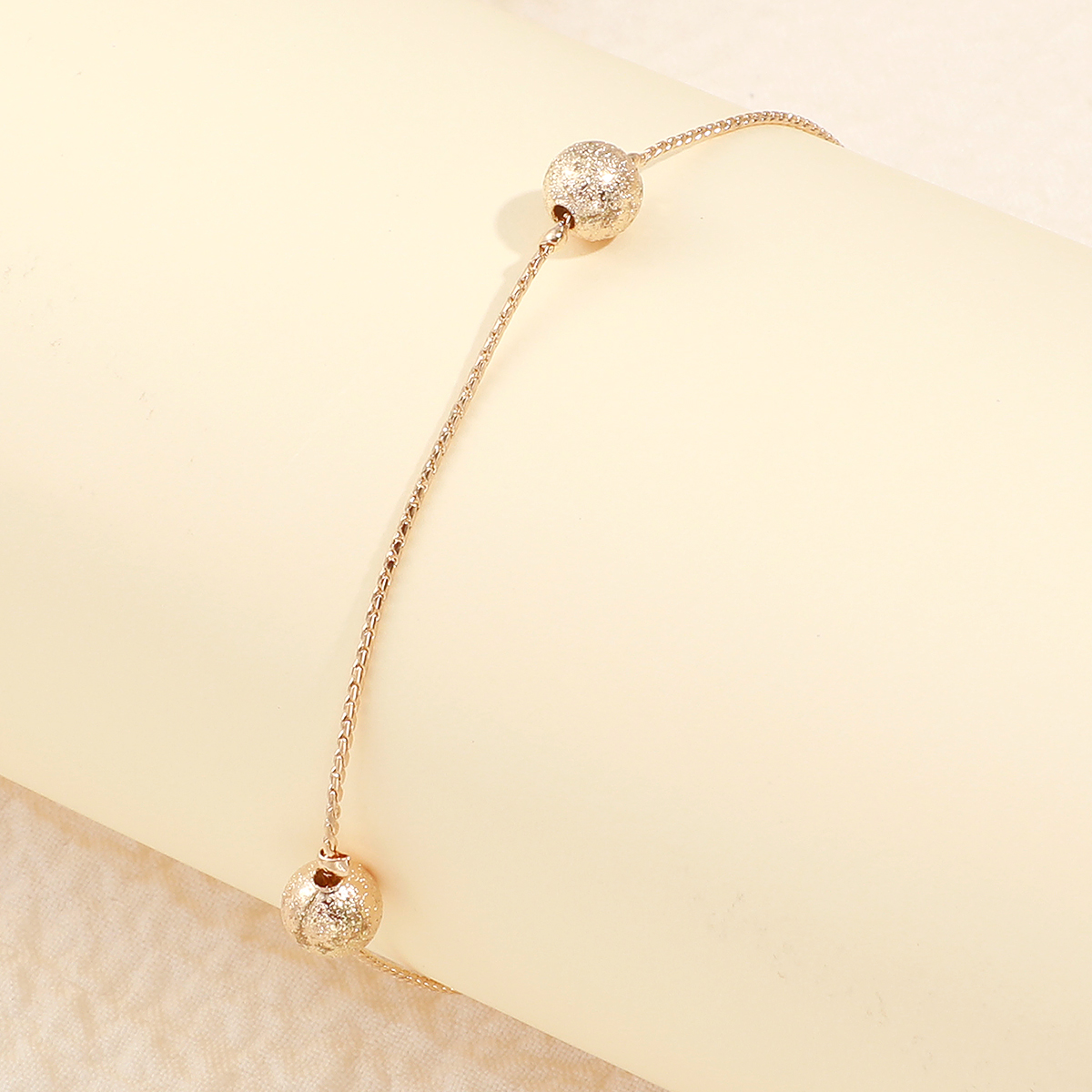 Modische goldene Perlen trendiger Schmuck exquisites Armbandpicture1
