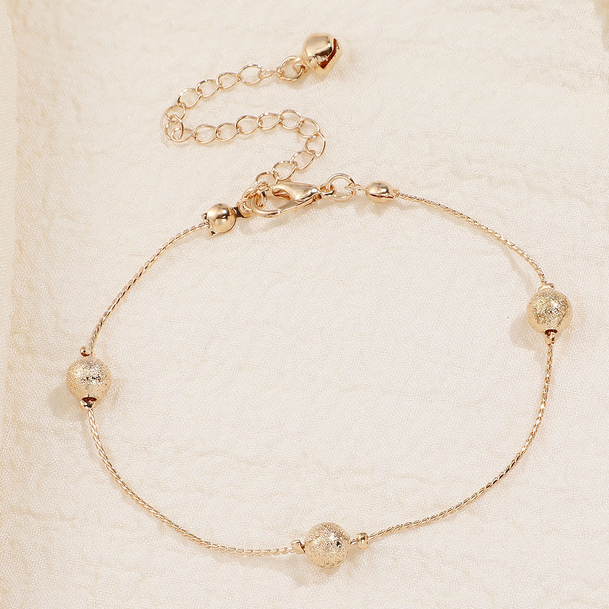Modische goldene Perlen trendiger Schmuck exquisites Armbandpicture2