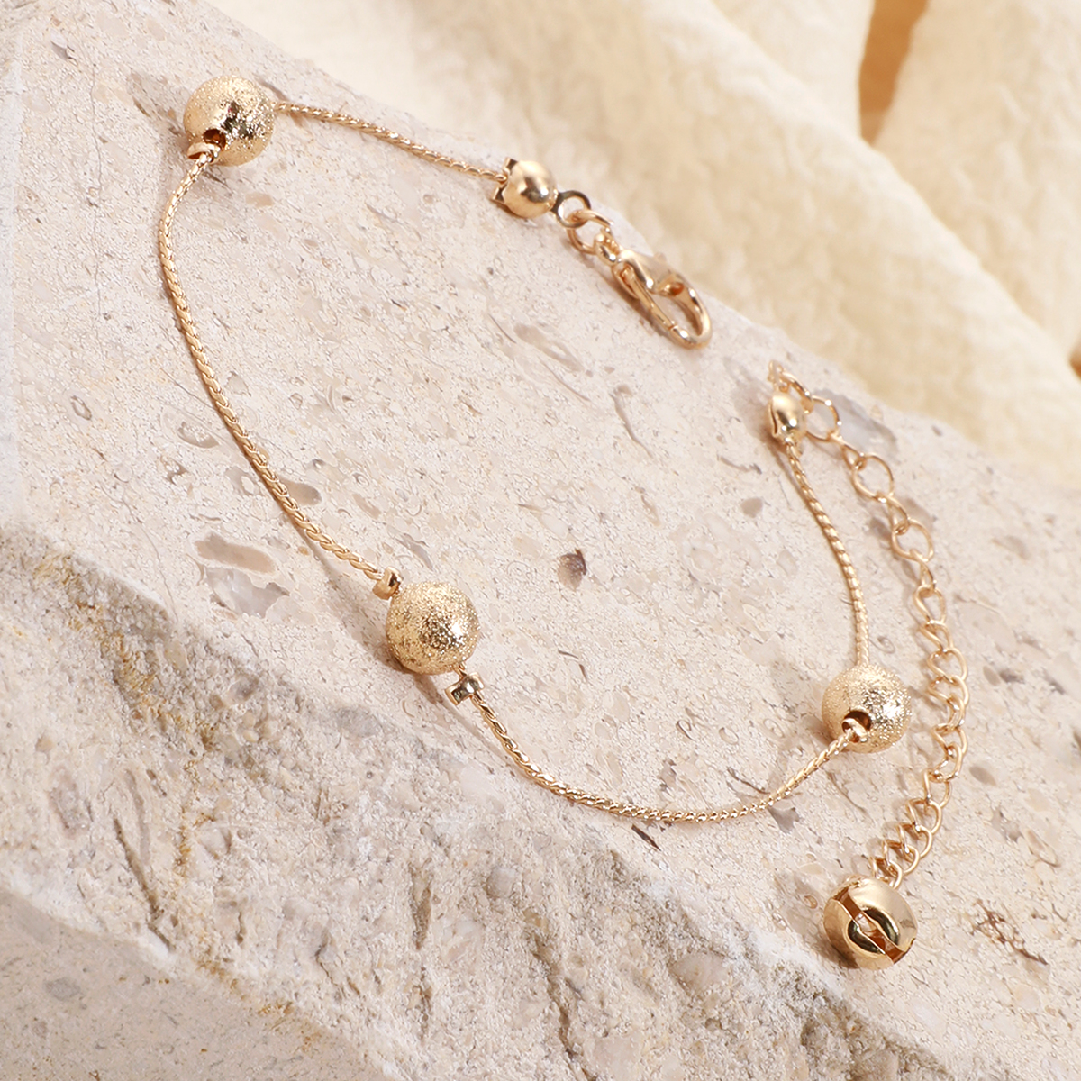 Modische goldene Perlen trendiger Schmuck exquisites Armbandpicture5