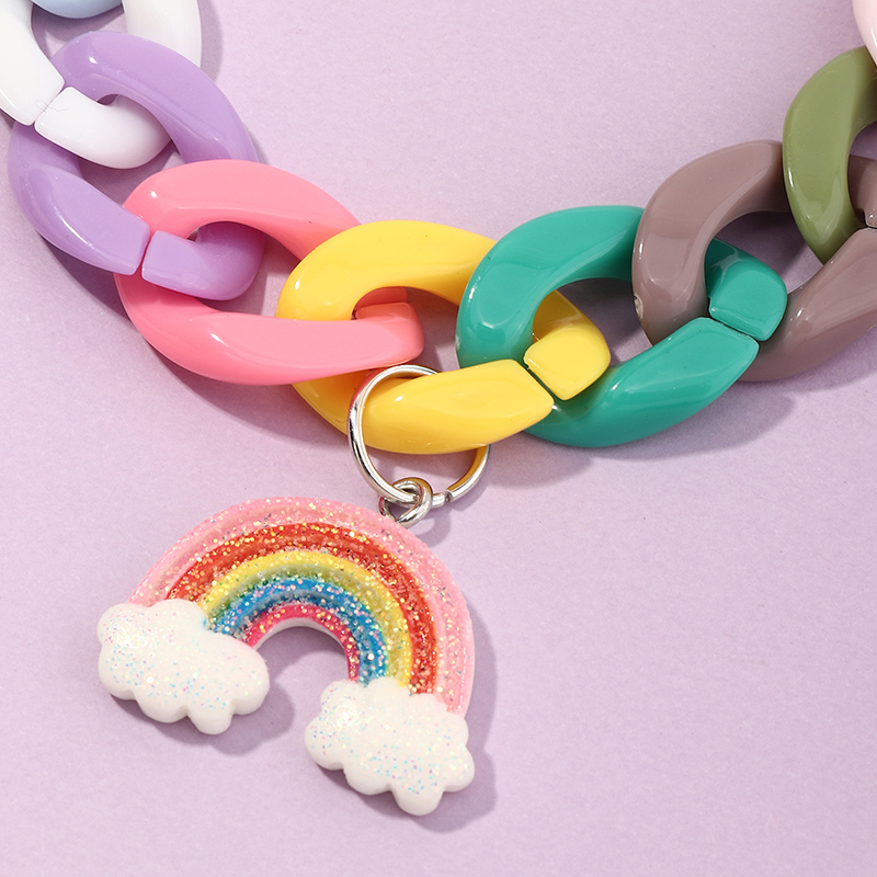 Rainbow cloud cute bracelet