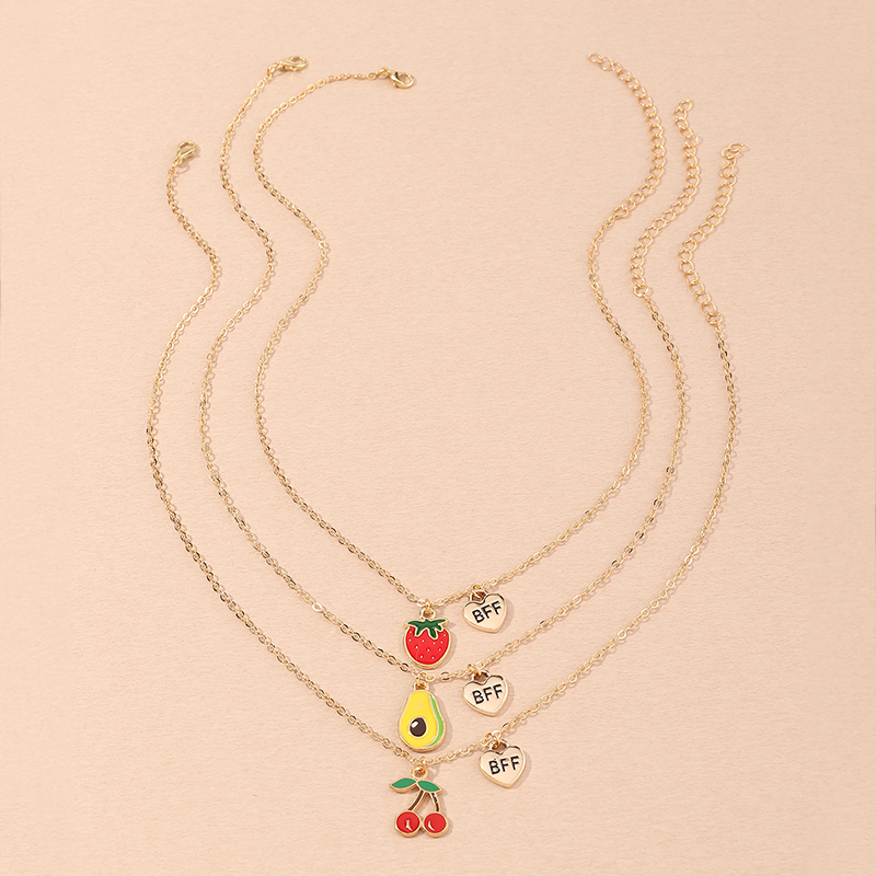 cute fashion creative fruits necklace