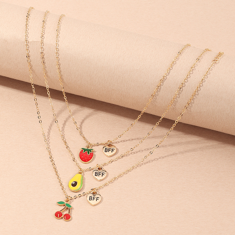 cute fashion creative fruits necklace