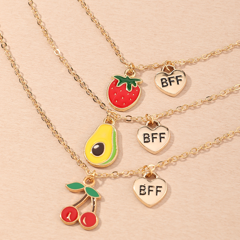 cute fashion creative fruits necklace