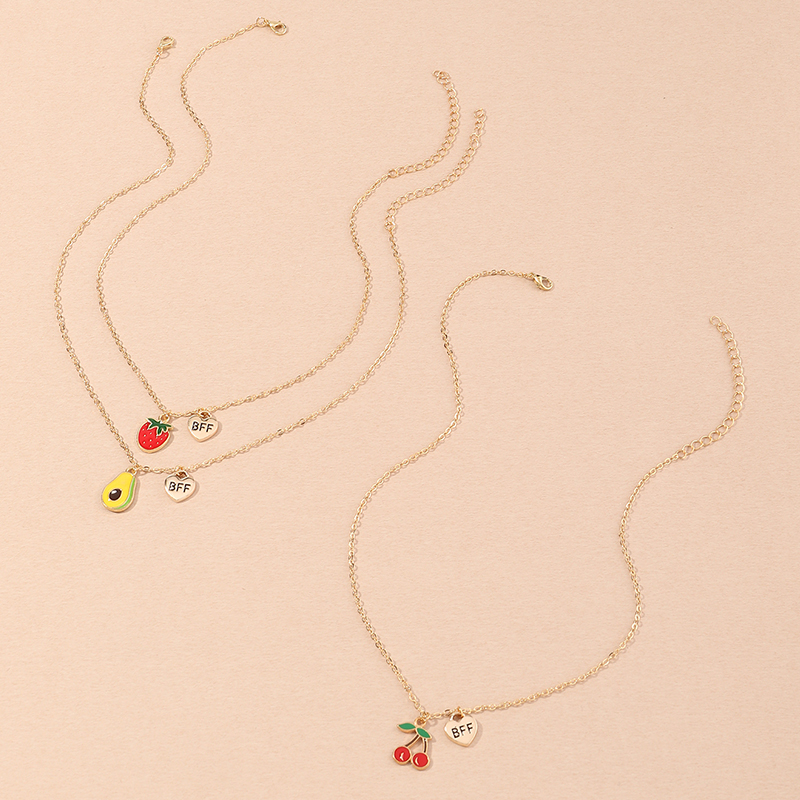 cute fashion creative fruits necklace