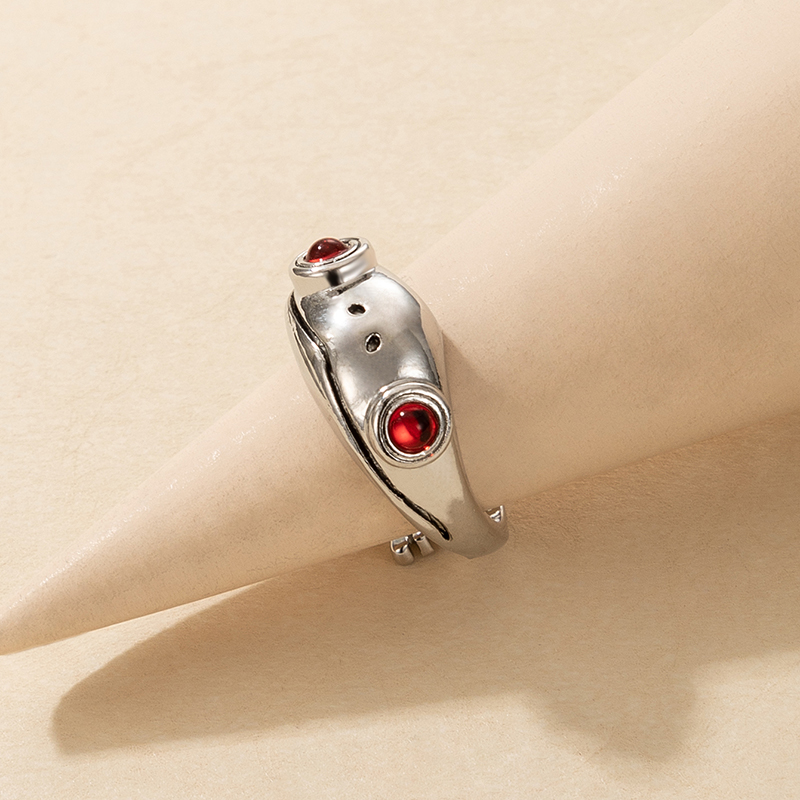 creative frog eye punk retro open ring