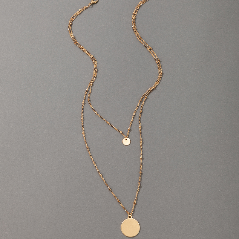 simple round fashion simple wild necklace