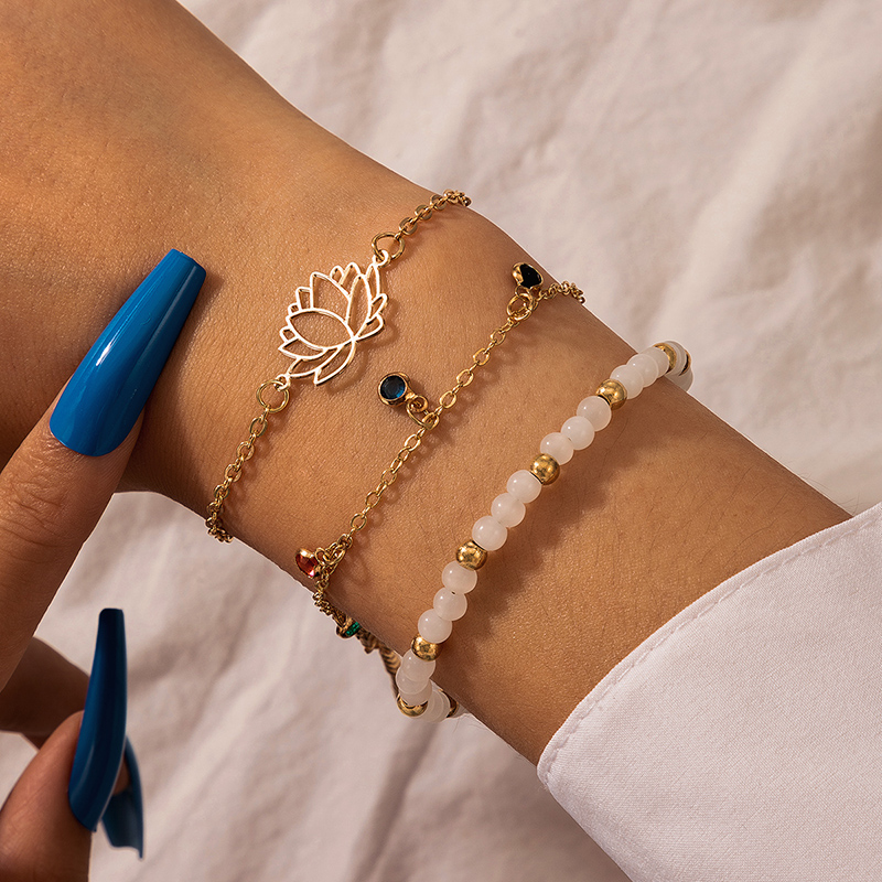 Neue Mode Perlen Quaste Armband Setpicture1