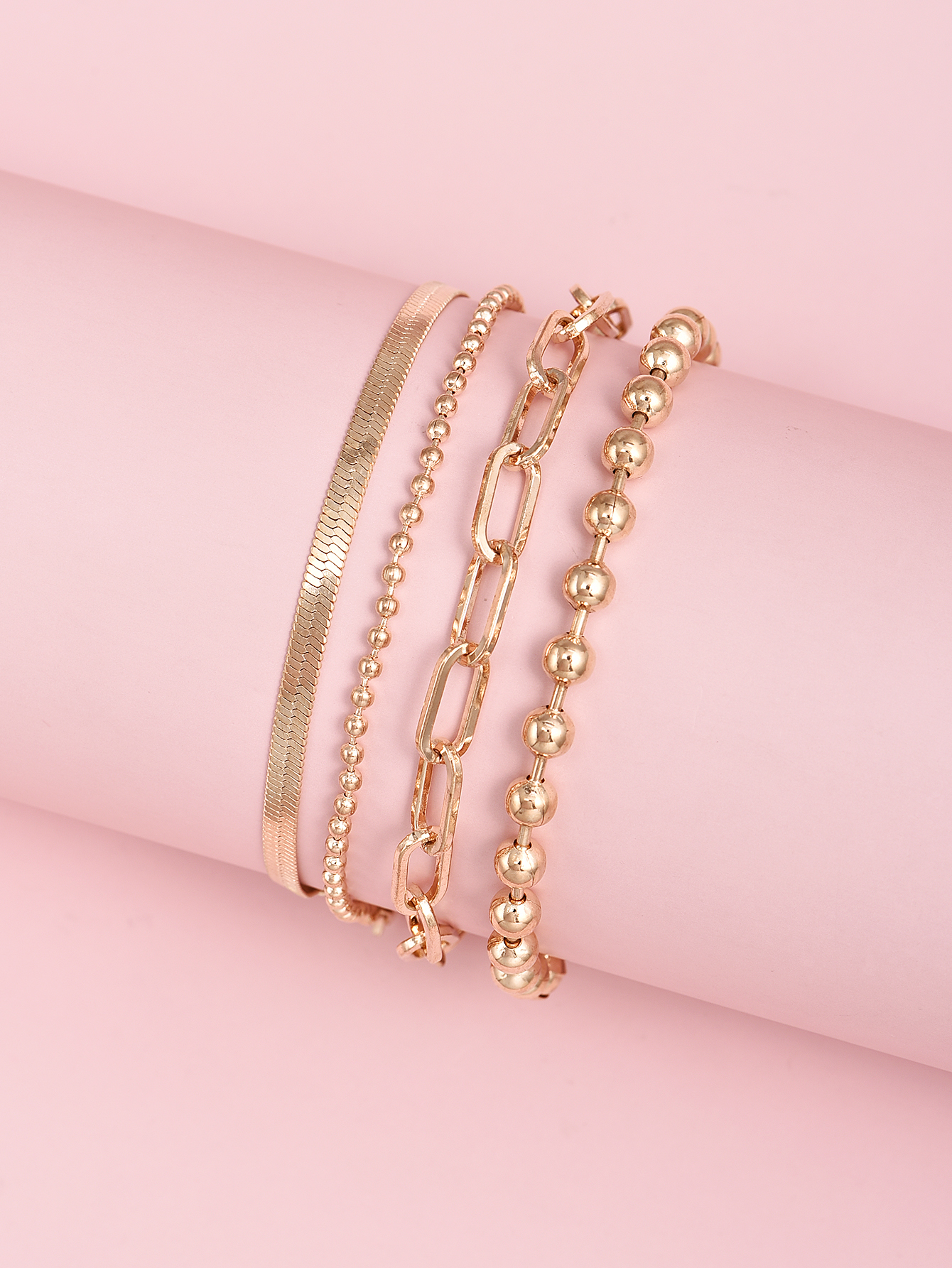 Mode einfache Perlenkette Armband Setpicture2