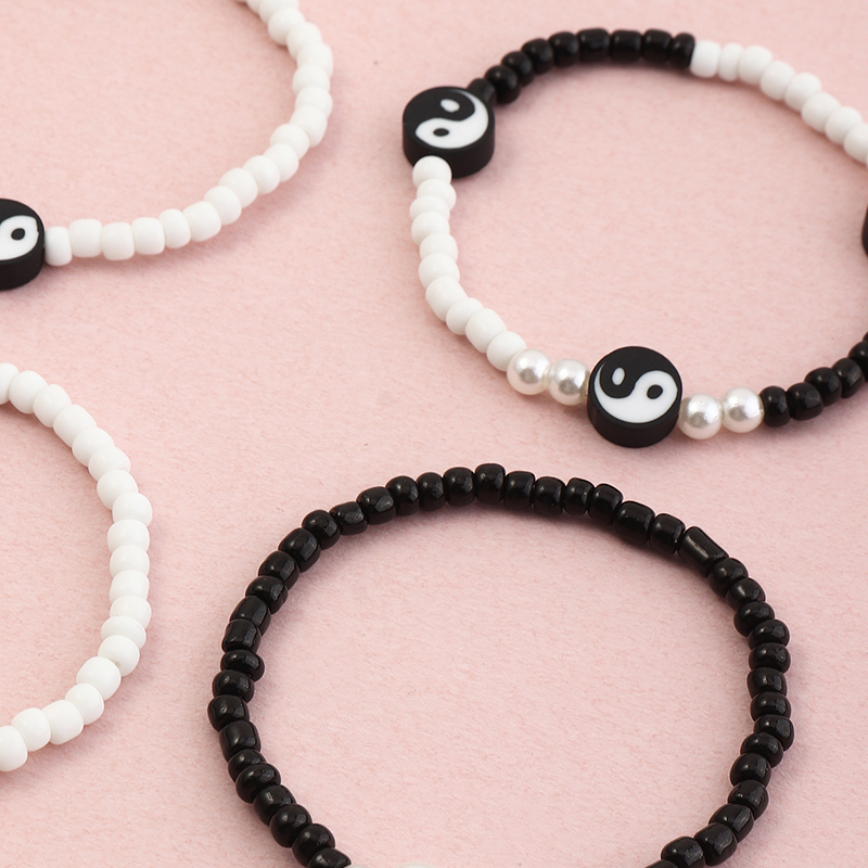 korean fashion new style childrenu0027s Yin Yang gossip Tai Chi multi-layer bracelet