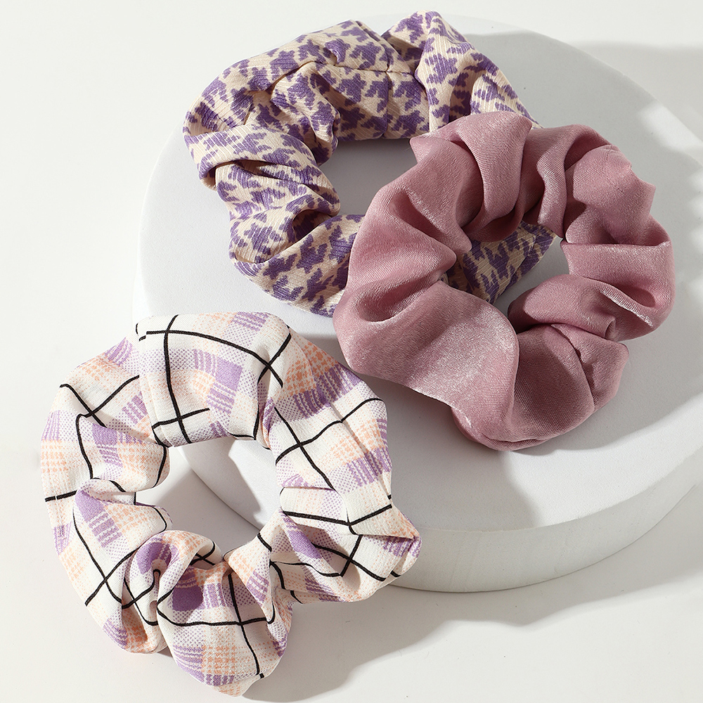 new fashion style korean floral fabric printing hair scrunchies setpicture7