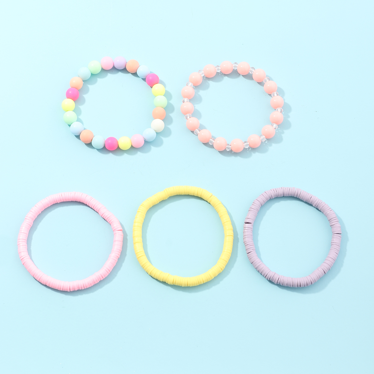 Korean Style Candy Color Children Bead Bracelet Wholesale