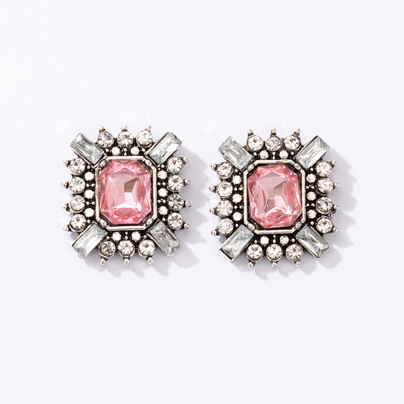 new fashion baroque romantic diamond geometric alloy earringspicture5