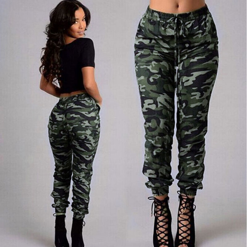 fashion new style Camouflage print casual trouserspicture1