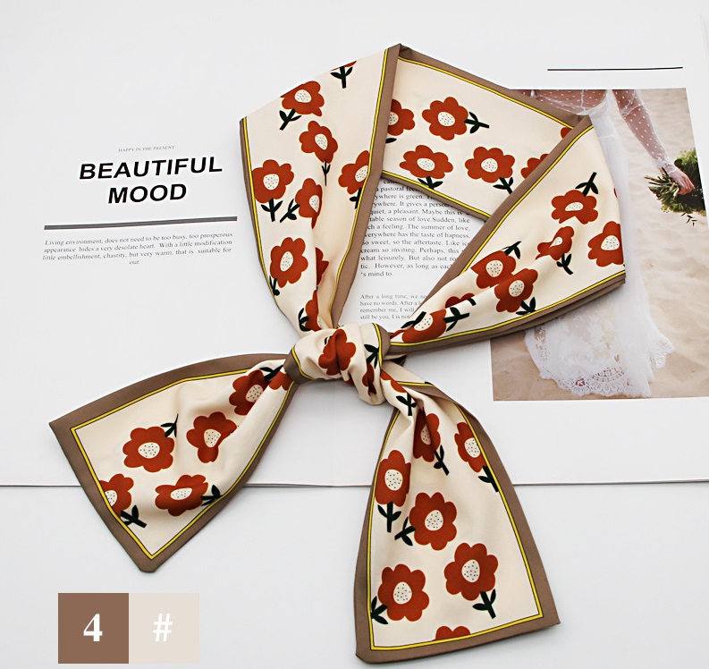 new korean fashion style long strips bowknot letter ribbon headbandpicture43